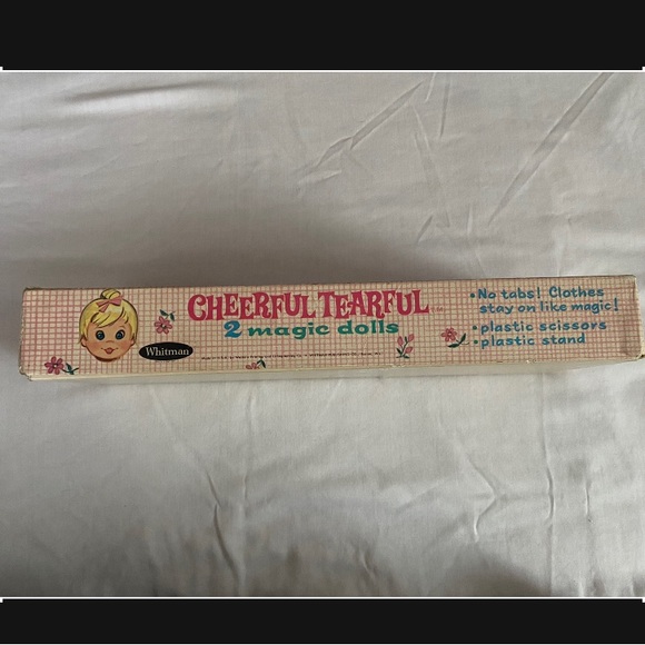 Vintage 1966 Cheerful Tearful Magic Dolls by Whitman- ORIGINAL BOX - Picture 2 of 12
